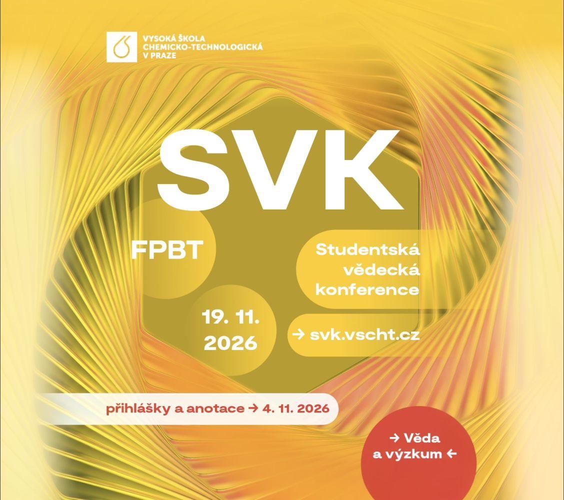 Studentská vědecká konference 2026 na FPBT