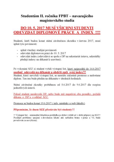 Pokyny pro mgr. ke statnicim